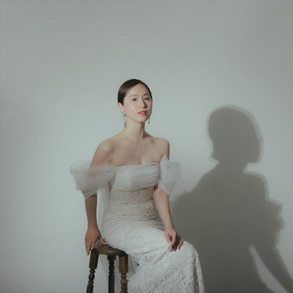 ピアス　イヤリング | キュービックジルコニア | シルバー | (BC-E61)【結婚式　アクセサリー　ピアス　イヤリング】