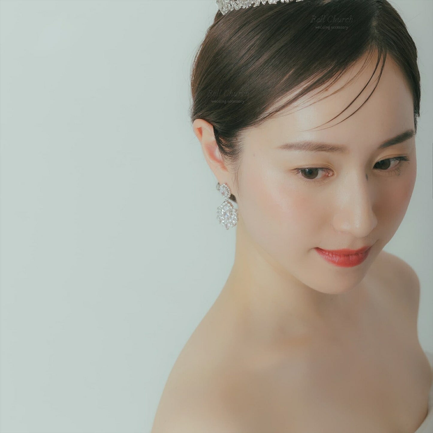 ピアス　イヤリング | キュービックジルコニア | シルバー | (BC-E63)【結婚式　アクセサリー　ピアス　イヤリング】