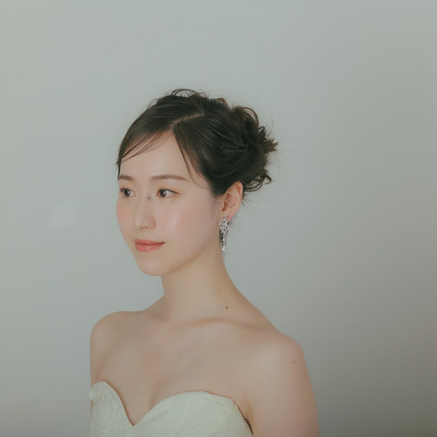 ピアス　イヤリング | キュービックジルコニア | シルバー | (BC-E64)【結婚式　アクセサリー　ピアス　イヤリング】