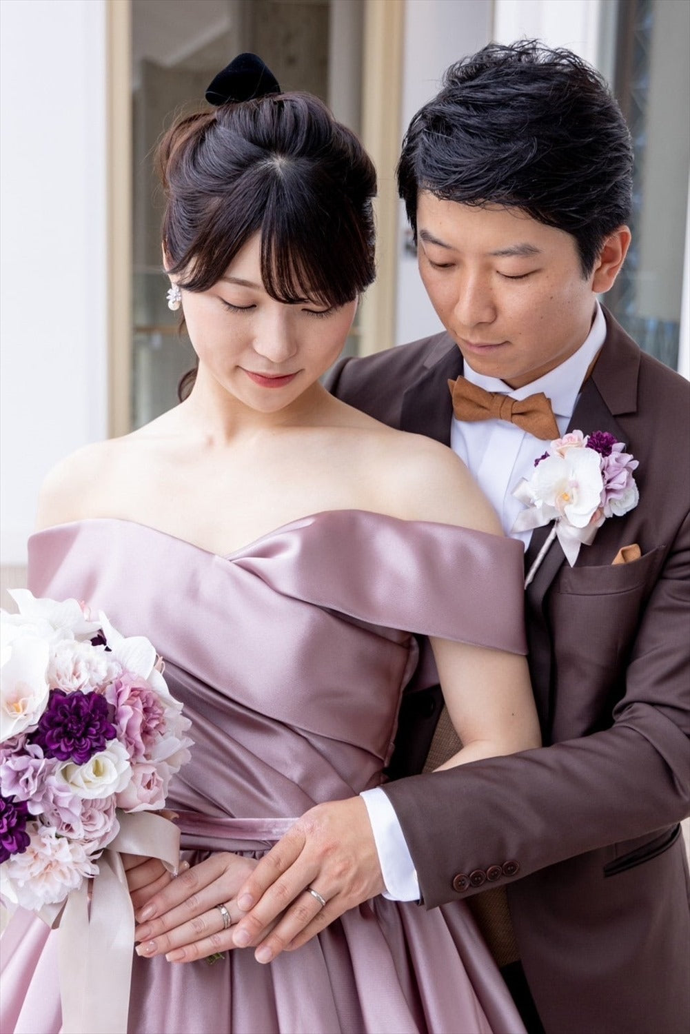 ウェディングピアス　イヤリング |パール キュービックジルコニア (BC-E7)【結婚式　アクセサリー　ピアス　イヤリング】