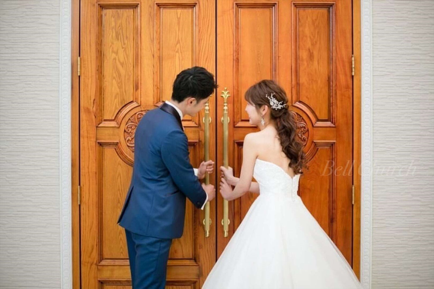 ヘッドピース パール お花モチーフ (BC-H11)｜ウェディングアクセサリー【結婚式　アクセサリー　ヘッドドレス　ヘアアクセサリー】