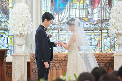 ヘッドドレス ビジューとクリスタル シルバー (BC-H26)｜ウェディングアクセサリー【結婚式　アクセサリー　ヘッドドレス　ヘアアクセサリー】