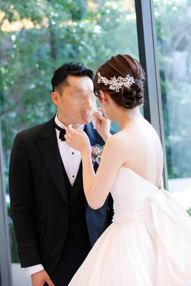 ヘッドドレス ビジューとクリスタル シルバー (BC-H26)｜ウェディングアクセサリー【結婚式　アクセサリー　ヘッドドレス　ヘアアクセサリー】