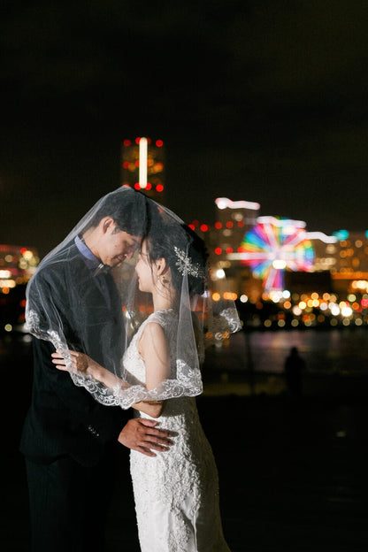 ヘッドドレス ビジューとクリスタル シルバー (BC-H26)｜ウェディングアクセサリー【結婚式　アクセサリー　ヘッドドレス　ヘアアクセサリー】