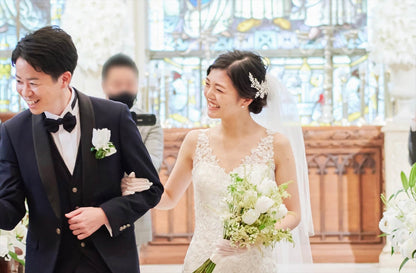 ヘッドドレス ビジューとクリスタル シルバー (BC-H26)｜ウェディングアクセサリー【結婚式　アクセサリー　ヘッドドレス　ヘアアクセサリー】