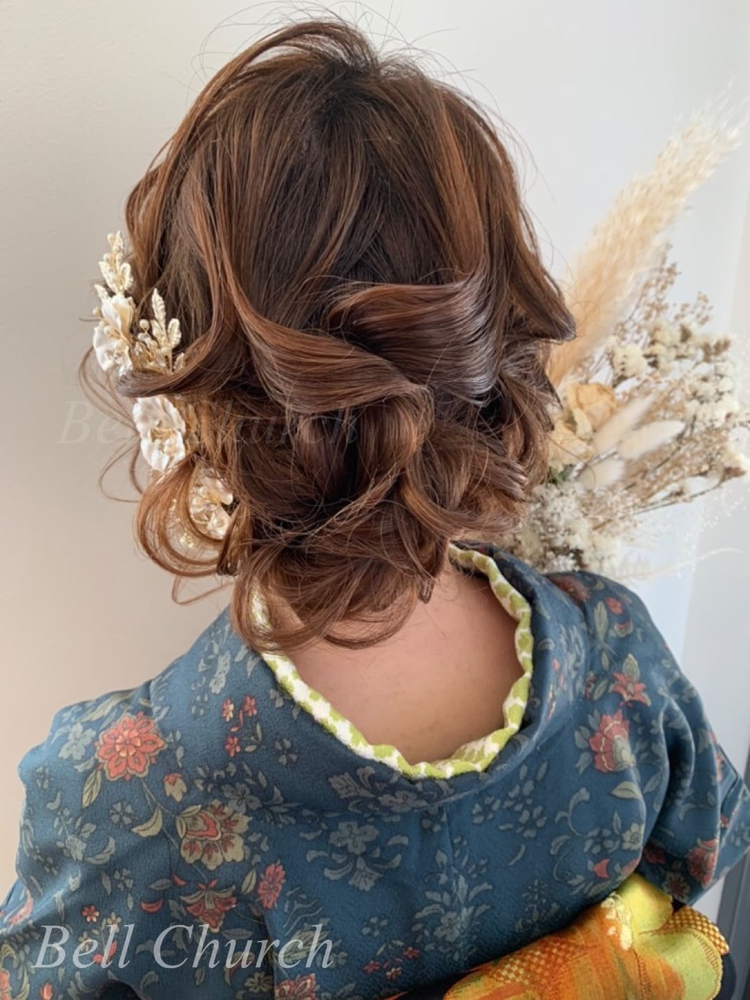 ヘッドドレス パールとラインストーン お花モチーフ シルバー (BC-H29)｜ウェディングアクセサリー