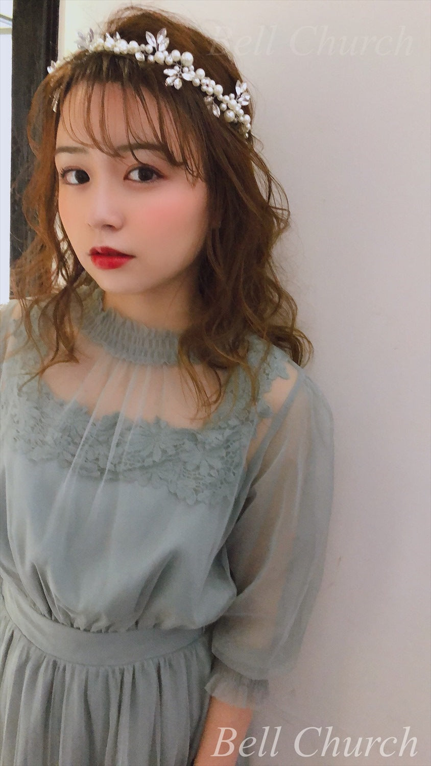 小枝アクセサリー カチューム パール & ビジュー (BC-H2)｜ウェディングアクセサリー【結婚式　アクセサリー　ヘッドドレス　ヘアアクセサリー】