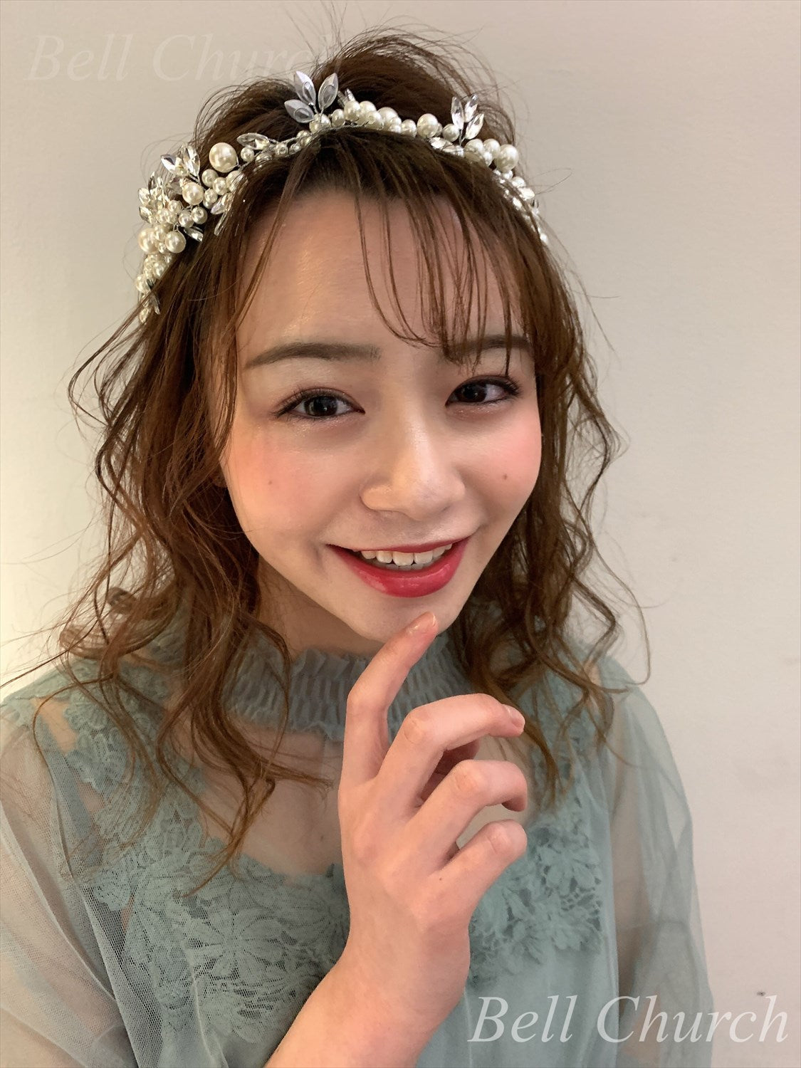 小枝アクセサリー カチューム パール & ビジュー (BC-H2)｜ウェディングアクセサリー【結婚式　アクセサリー　ヘッドドレス　ヘアアクセサリー】