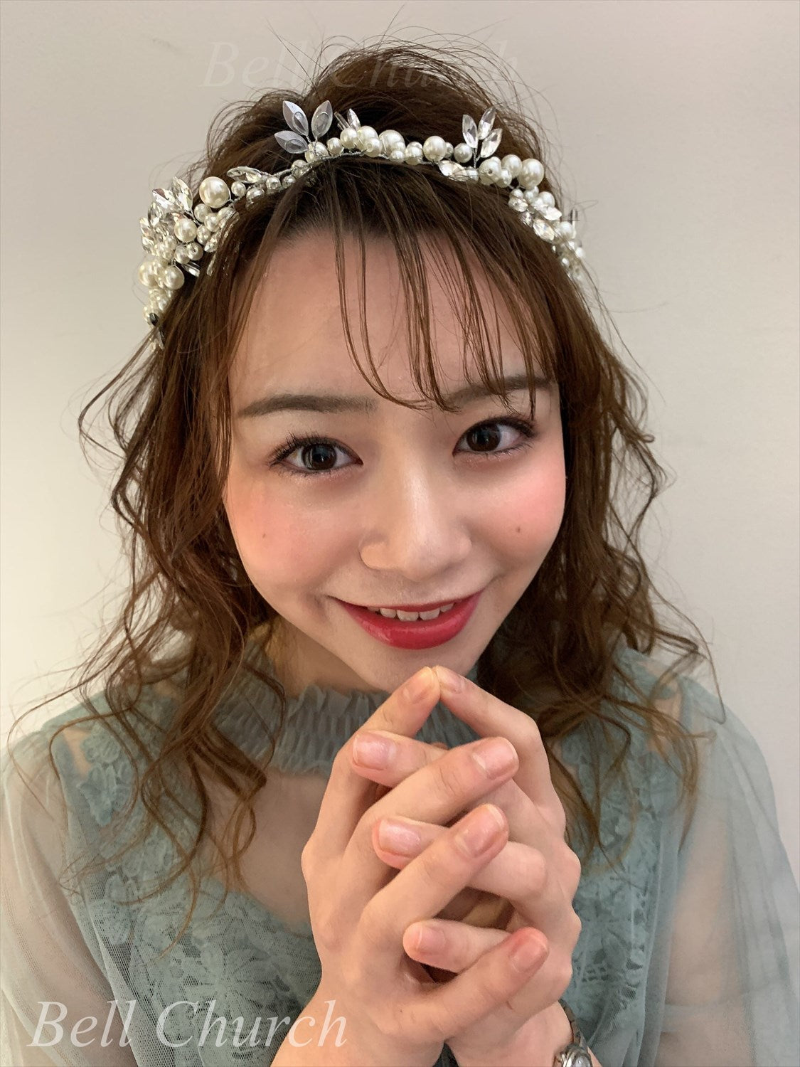 小枝アクセサリー カチューム パール & ビジュー (BC-H2)｜ウェディングアクセサリー【結婚式　アクセサリー　ヘッドドレス　ヘアアクセサリー】
