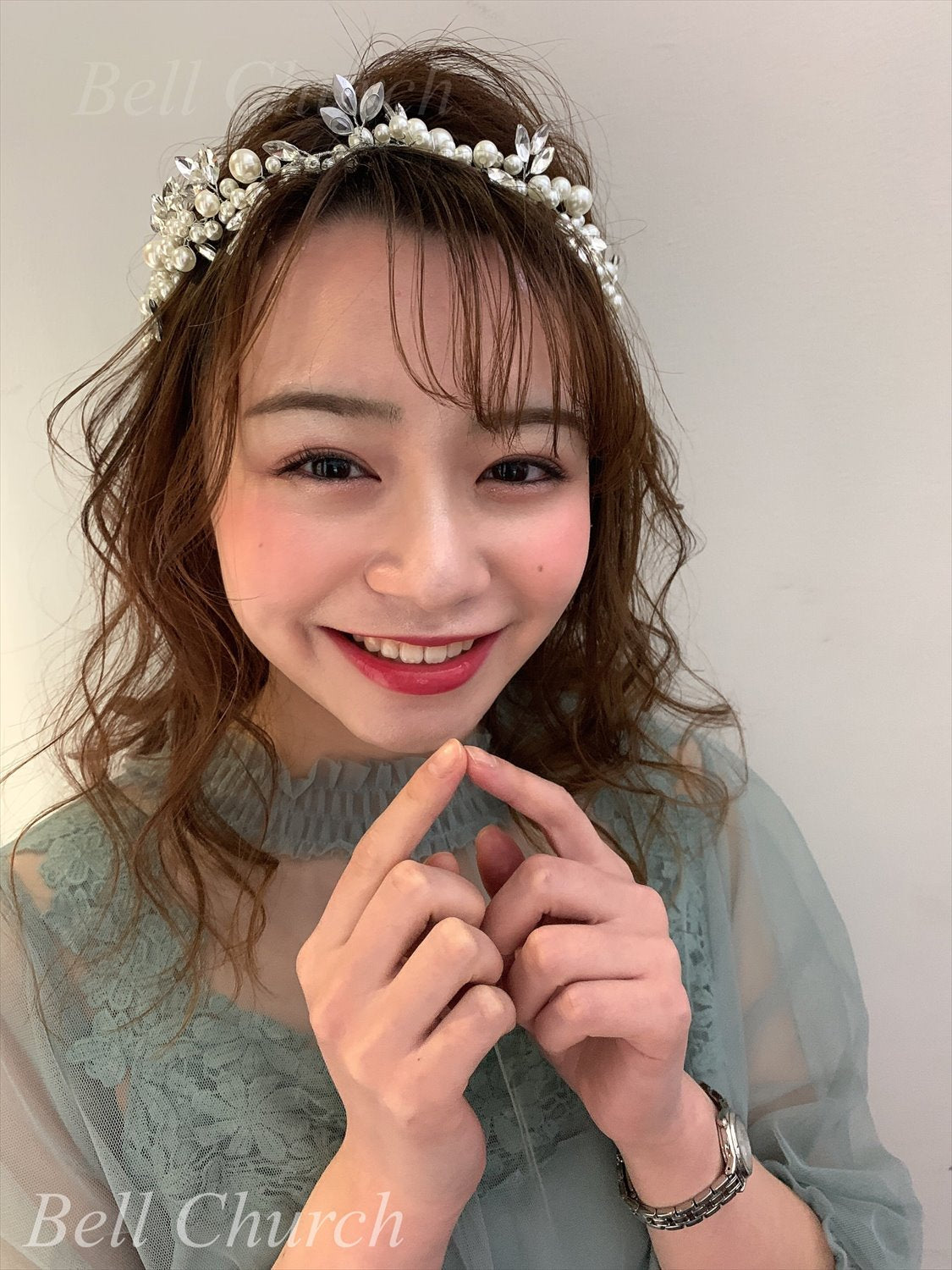 小枝アクセサリー カチューム パール & ビジュー (BC-H2)｜ウェディングアクセサリー【結婚式　アクセサリー　ヘッドドレス　ヘアアクセサリー】