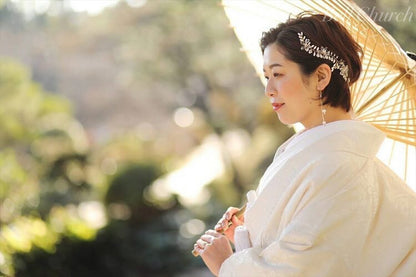 小枝アクセサリー ビーズとクリスタル (BC-H30)｜ウェディングアクセサリー【結婚式　アクセサリー　ヘッドドレス　ヘアアクセサリー】