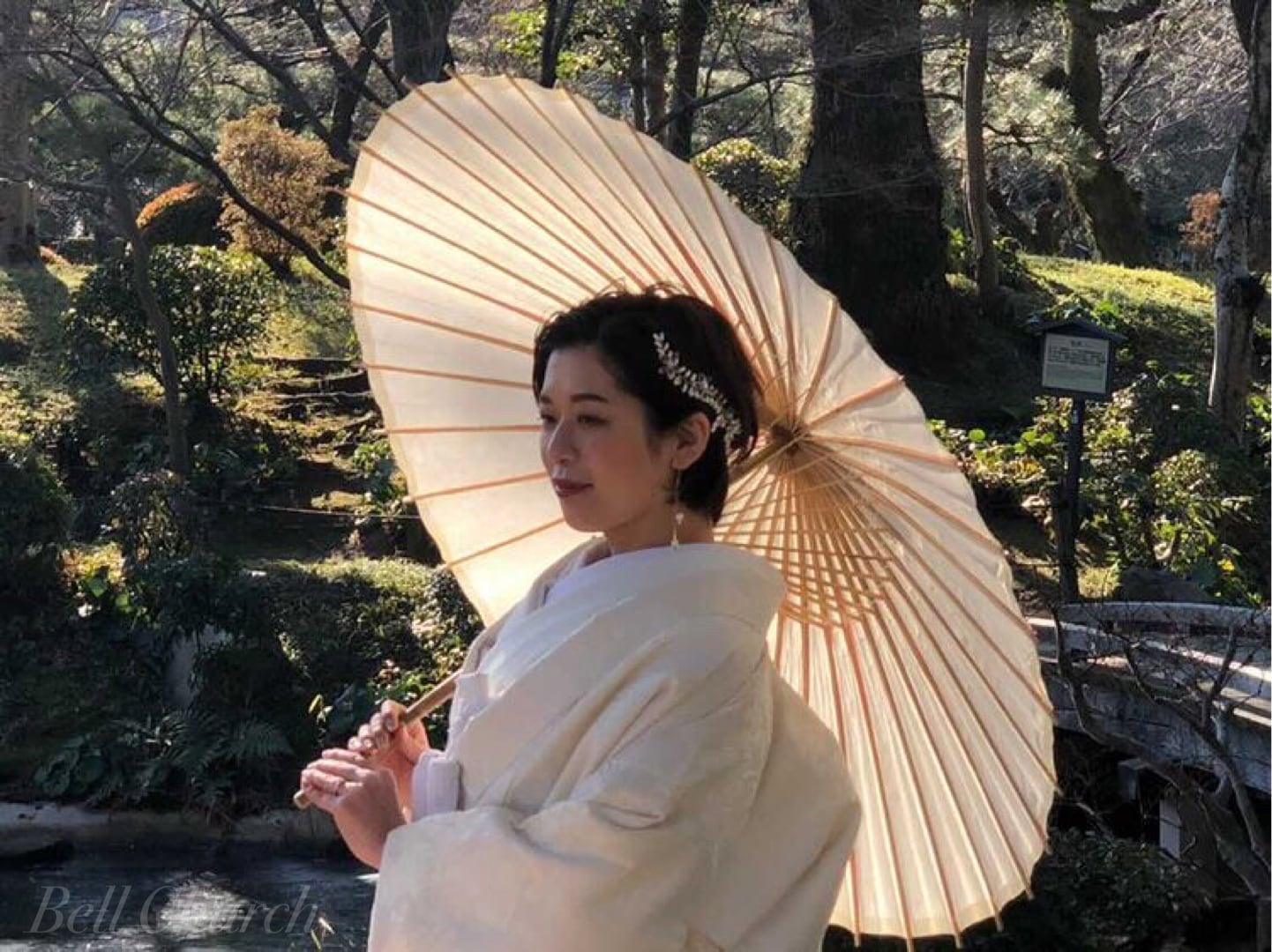 小枝アクセサリー ビーズとクリスタル (BC-H30)｜ウェディングアクセサリー【結婚式　アクセサリー　ヘッドドレス　ヘアアクセサリー】
