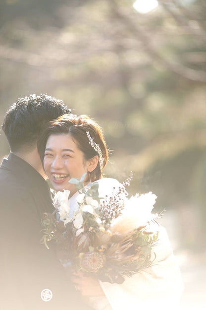 小枝アクセサリー ビーズとクリスタル (BC-H30)｜ウェディングアクセサリー【結婚式　アクセサリー　ヘッドドレス　ヘアアクセサリー】