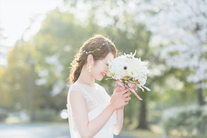 小枝アクセサリー リーフチャーム ゴールド (BC-H32)｜ウェディングアクセサリー【結婚式　アクセサリー　ヘッドドレス　ヘアアクセサリー】