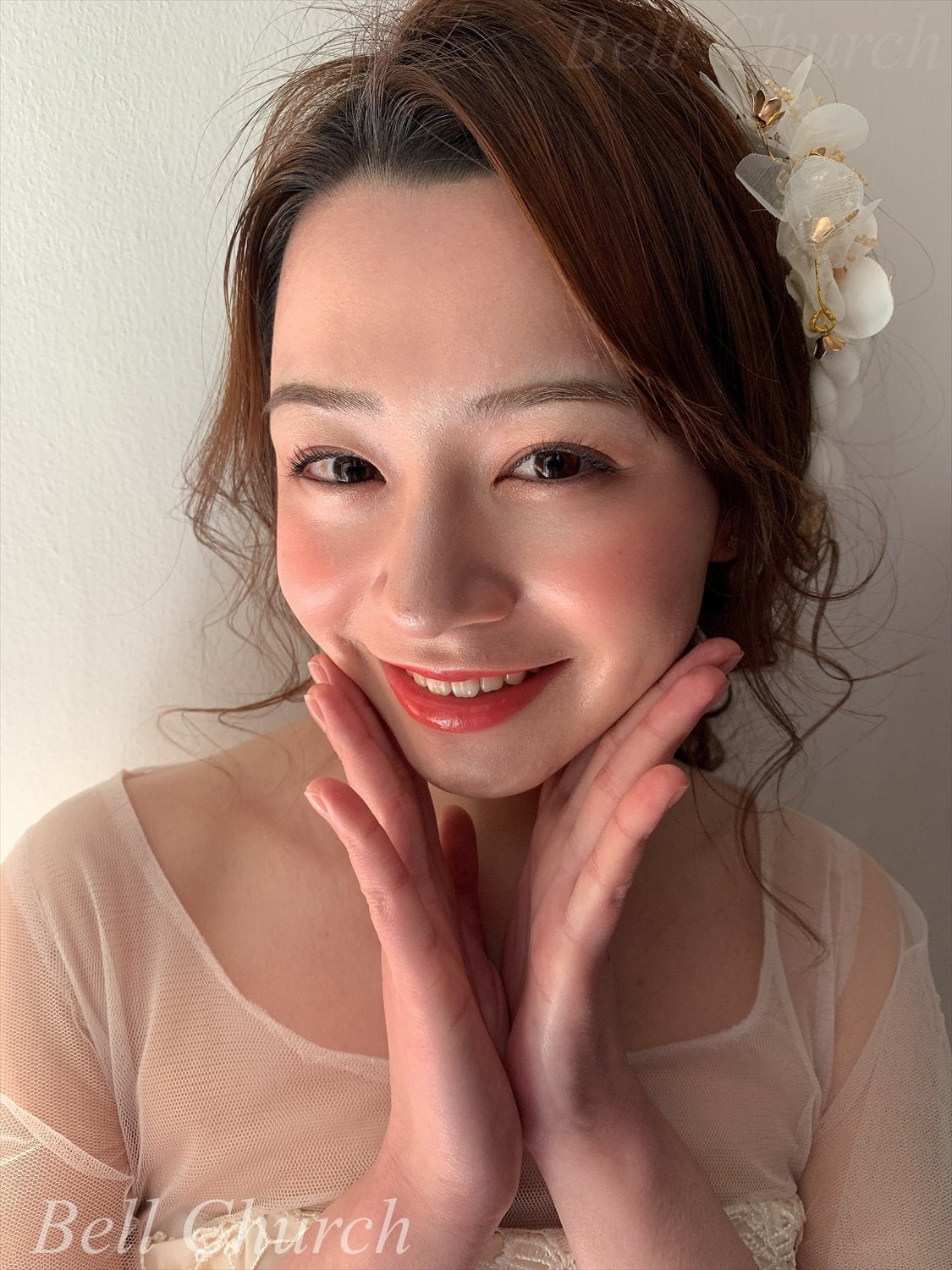 ヘアアクセサリー シルクフラワー ドライフラワー  (3つセット) (BC-H34)｜ウェディングアクセサリー【結婚式　アクセサリー　ヘッドドレス　ヘアアクセサリー】