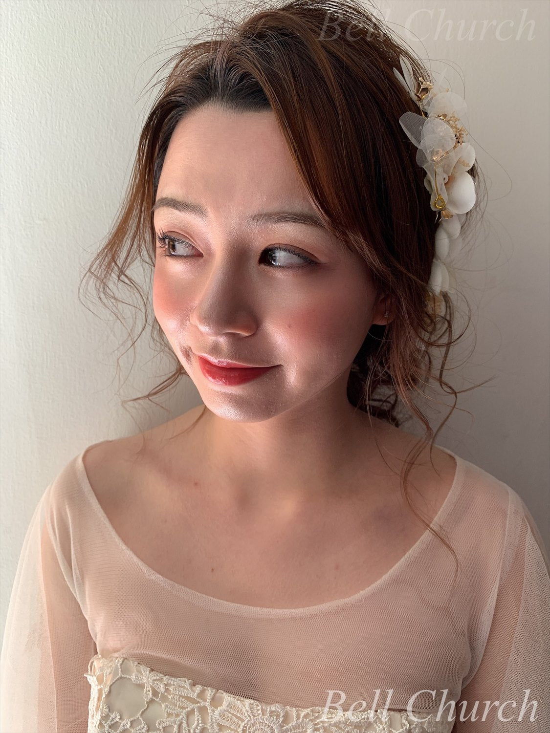 ヘアアクセサリー シルクフラワー ドライフラワー  (3つセット) (BC-H34)｜ウェディングアクセサリー【結婚式　アクセサリー　ヘッドドレス　ヘアアクセサリー】