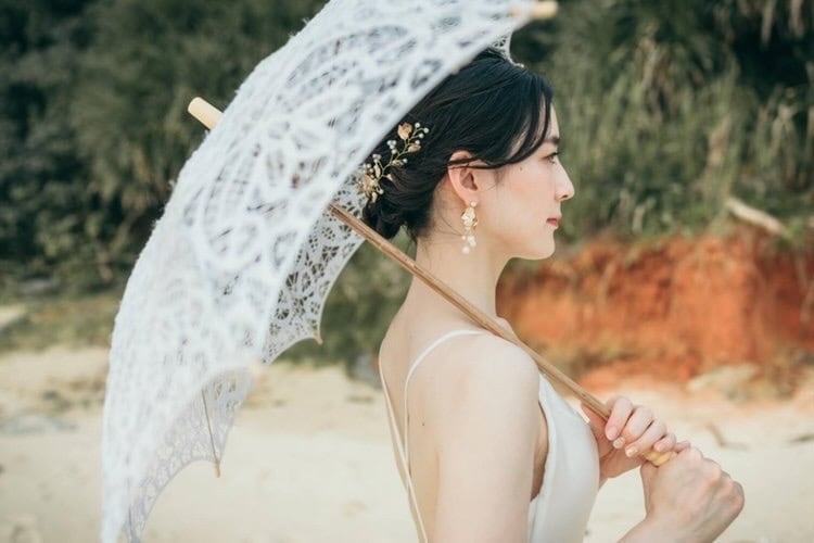 小枝アクセサリー パール リーフモチーフ ゴールド (BC-H37)｜ウェディングアクセサリー【結婚式　アクセサリー　ヘッドドレス　ヘアアクセサリー】