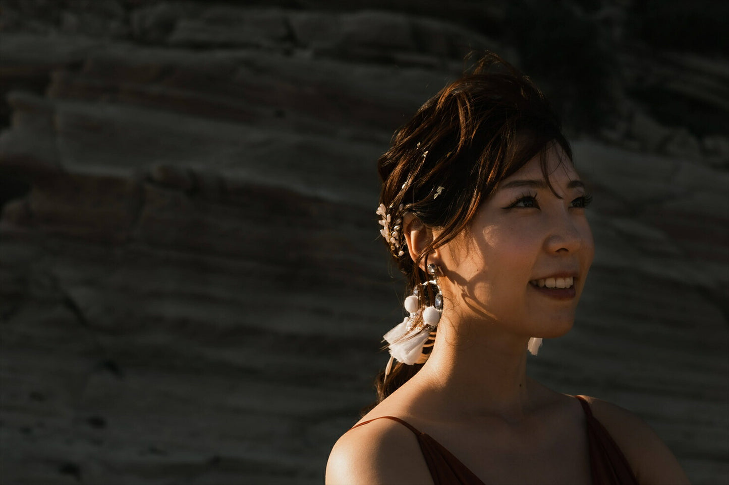 小枝ヘッドピース パール  ゴールド (BC-H39)｜ウェディングアクセサリー【結婚式　アクセサリー　ヘッドドレス　ヘアアクセサリー】