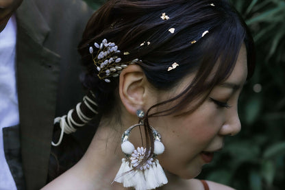 小枝ヘッドピース パール  ゴールド (BC-H39)｜ウェディングアクセサリー【結婚式　アクセサリー　ヘッドドレス　ヘアアクセサリー】