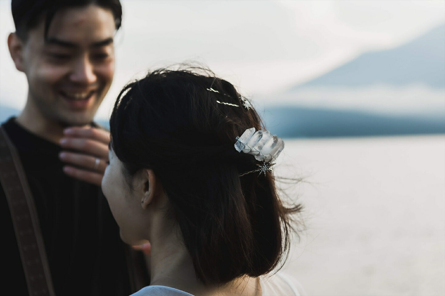 星 月 モチーフ ヘアピン 7本セット｜アンティークゴールド｜ビジュー　(BC-H41)｜ウェディングアクセサリー【結婚式　アクセサリー　ヘッドドレス　ヘアアクセサリー】