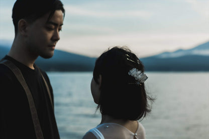 星 月 モチーフ ヘアピン 7本セット｜アンティークゴールド｜ビジュー　(BC-H41)｜ウェディングアクセサリー【結婚式　アクセサリー　ヘッドドレス　ヘアアクセサリー】