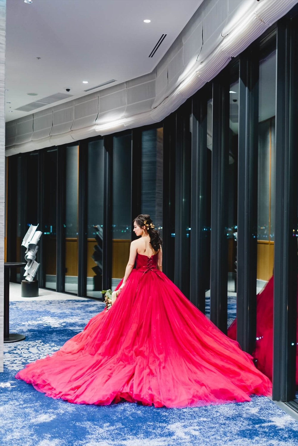 ヘッドドレス お花モチーフ ヴィンテージゴールド (BC-H42)｜ウェディングアクセサリー【結婚式　アクセサリー　ヘッドドレス　ヘアアクセサリー】