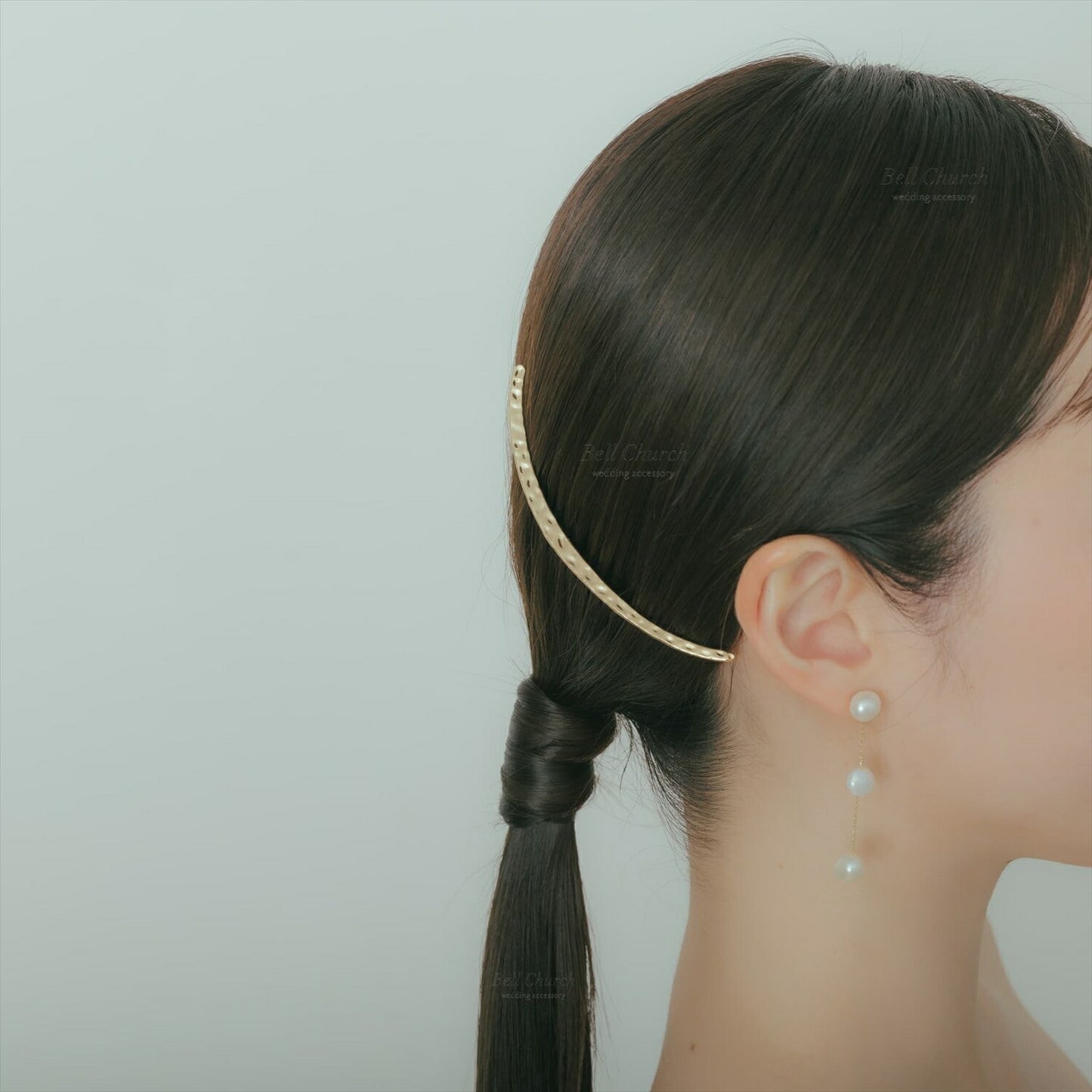 クレセントコーム | 三日月 | シンプル | ゴールド | (BC-H55)【結婚式　アクセサリー　ヘッドドレス　ヘアアクセサリー】