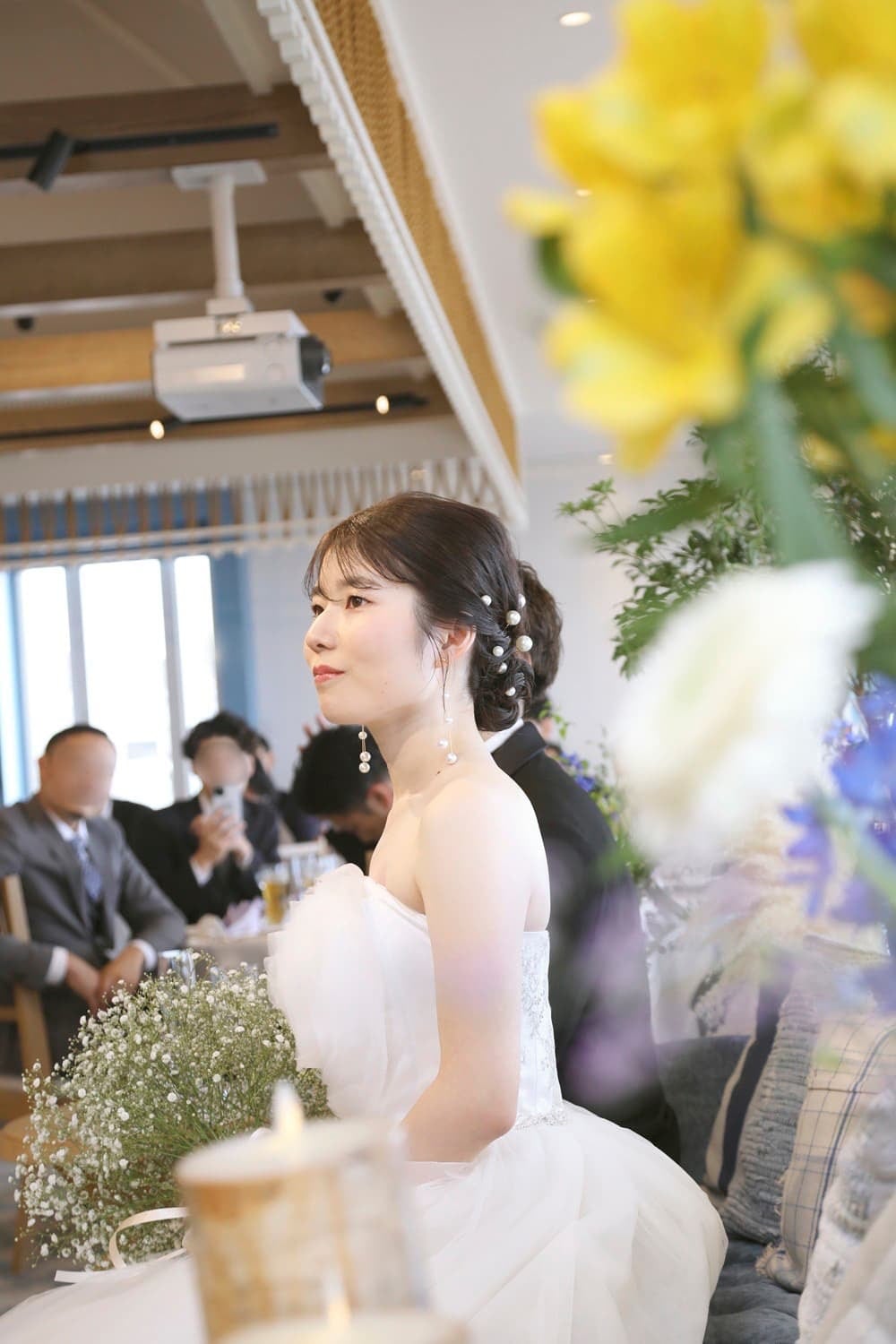 ヘッドピース　18本セット | パール | ホワイト×ゴールド | (BC-H59)【結婚式　アクセサリー　ヘッドドレス　ヘアアクセサリー】