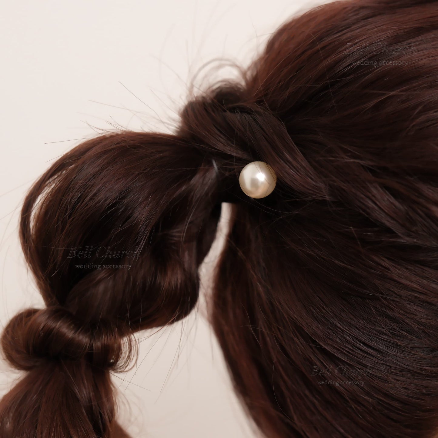 ヘアカフ 3点セット ヘアポニー ポニーフック パール お花 フラワー ペタル メタル ストーン ミニカフ｜ゴールド (BC-H66)【結婚式　アクセサリー　ヘアアクセサリー　ヘアカフ】