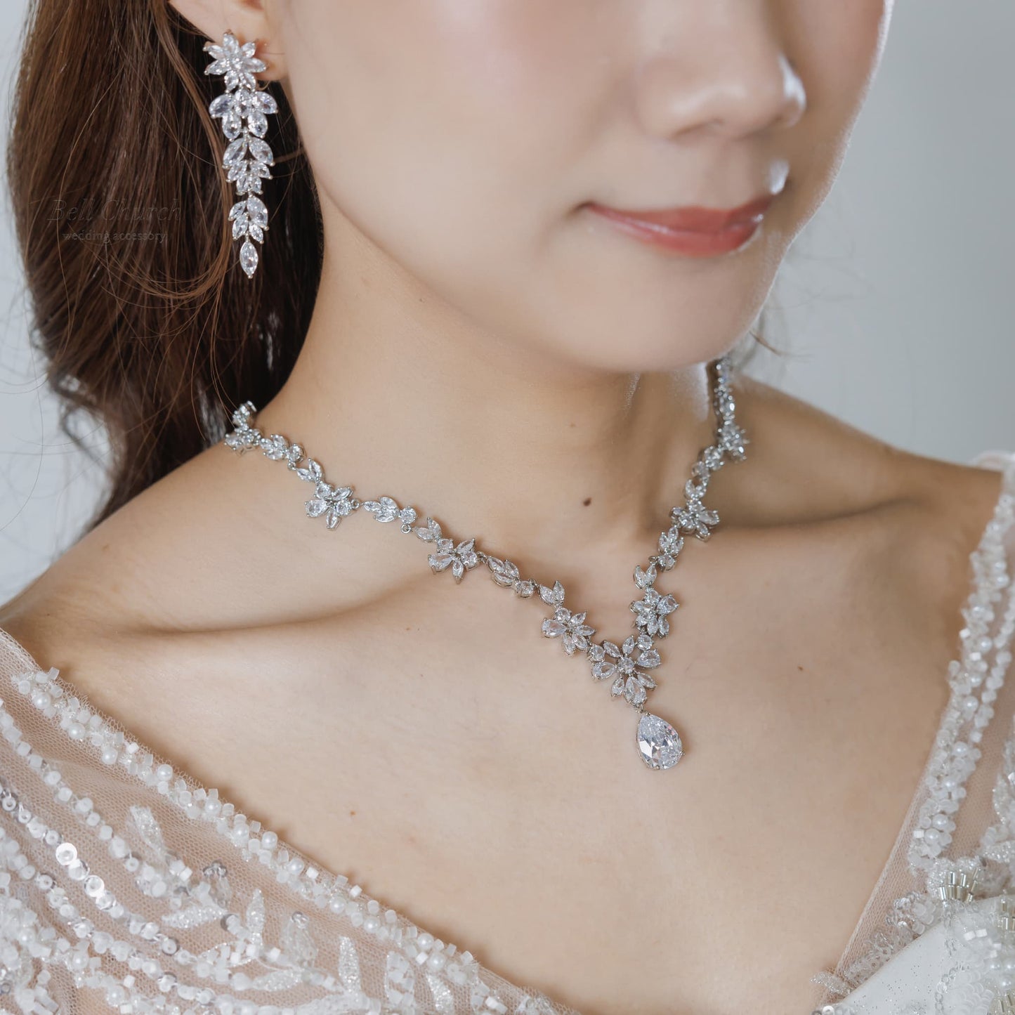 ブライダル　ネックレス　単品 (BC-PN11)｜ウェディングアクセサリー【結婚式　アクセサリー　ネックレス】