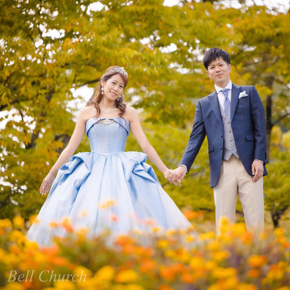 ネックレス & ピアス / イヤリング 2点セット (BC-PN1)｜ウェディングアクセサリー【結婚式　アクセサリー　ピアス　イヤリング　ネックレス】