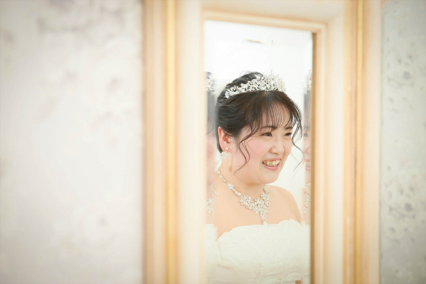 ネックレス & ピアス / イヤリング 2点セット (BC-PN3)｜ウェディングアクセサリー【結婚式　アクセサリー　ピアス　イヤリング　ネックレス】