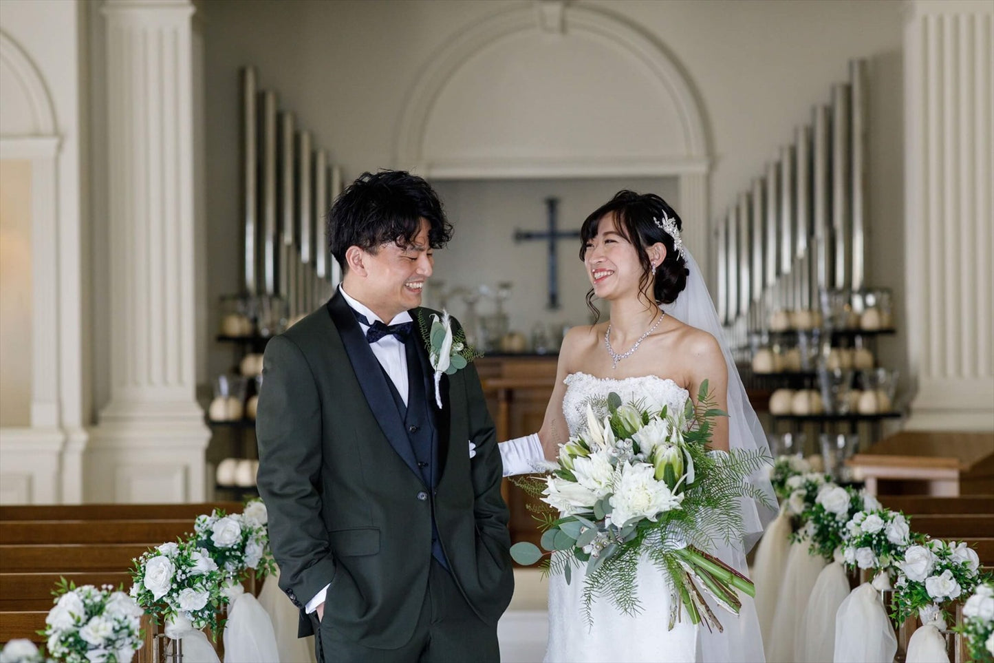 ネックレス & ピアス / イヤリング 2点セット (BC-PN6)｜ウェディングアクセサリー【結婚式　アクセサリー　ピアス　イヤリング　ネックレス】