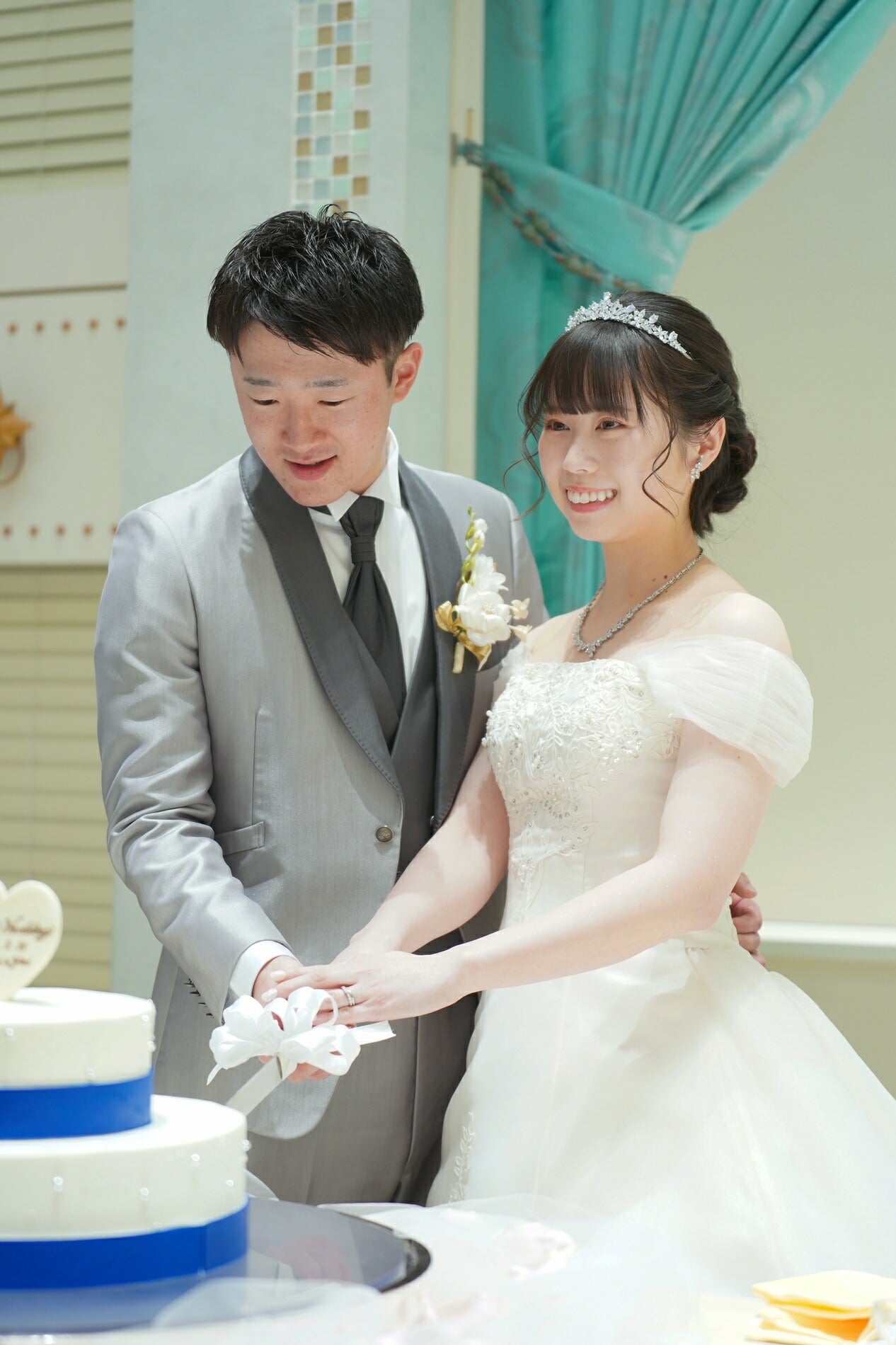 ネックレス & ピアス / イヤリング 2点セット (BC-PN6)｜ウェディングアクセサリー【結婚式　アクセサリー　ピアス　イヤリング　ネックレス】