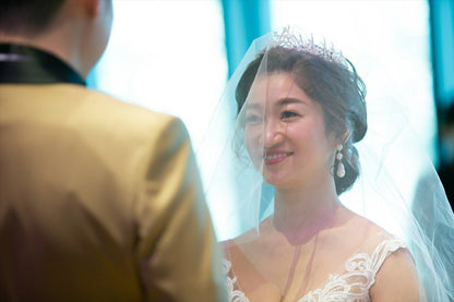 ウェディングティアラ パール キュービックジルコニア ビーズ (BC-T10)｜ウェディングアクセサリー【結婚式　アクセサリー　ティアラ　ヘッドドレス　ヘアアクセサリー】