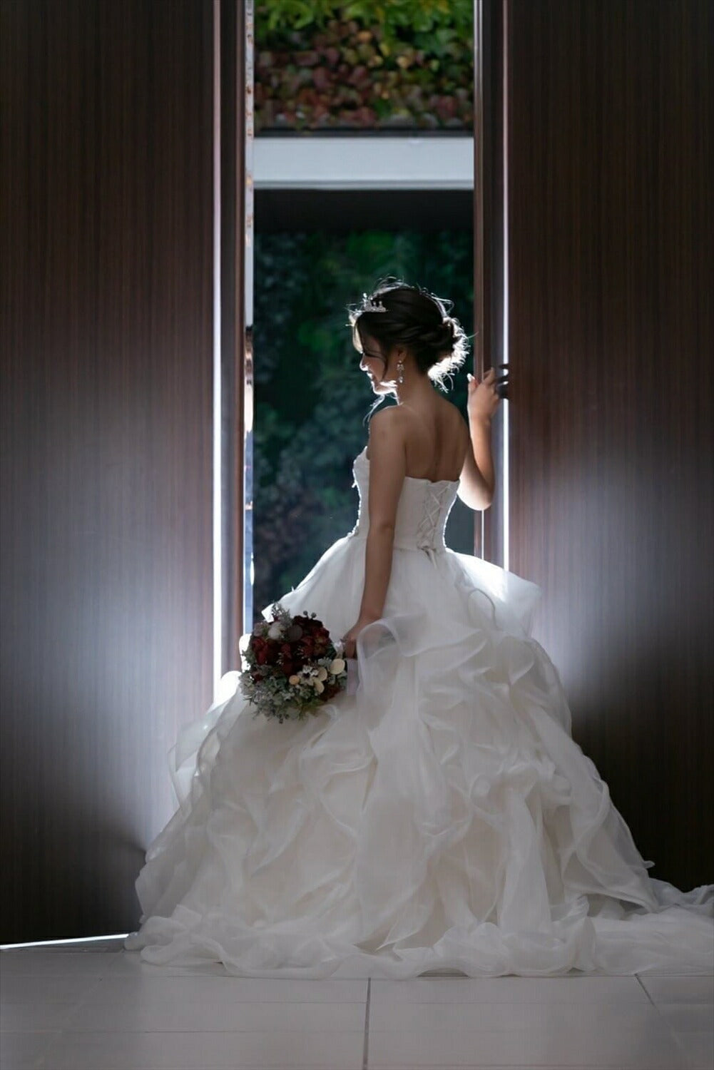 ウェディングティアラ キュービックジルコニア クリスタル クラウン(BC-T11)｜ウェディングアクセサリー【結婚式　アクセサリー　ティアラ　ヘッドドレス　ヘアアクセサリー】