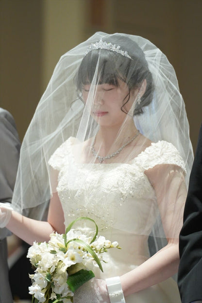 ウェディングティアラ キュービックジルコニア(BC-T12)｜ウェディングアクセサリー【結婚式　アクセサリー　ティアラ　ヘッドドレス　ヘアアクセサリー】