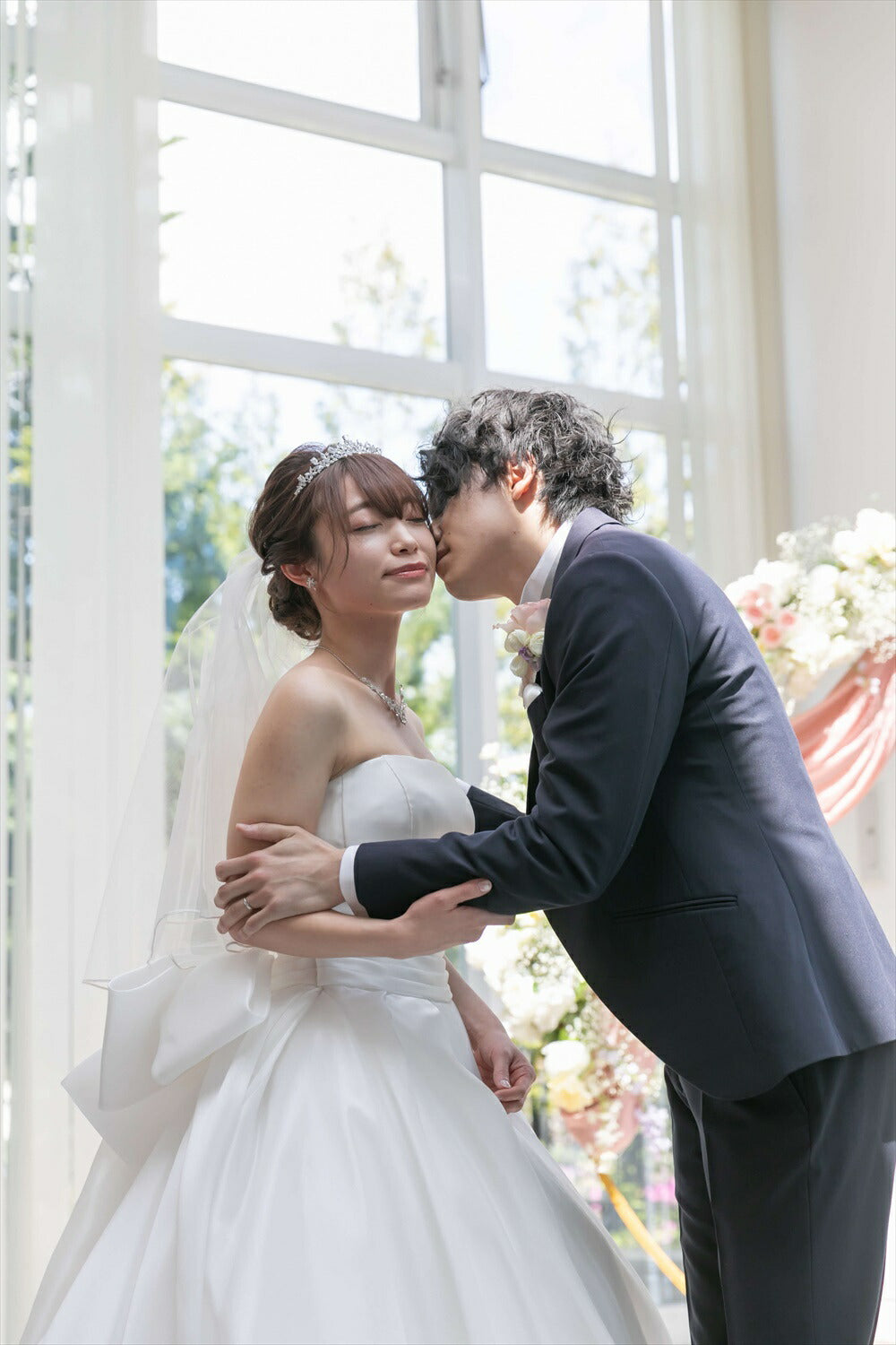 ウェディングティアラ キュービックジルコニア(BC-T12)｜ウェディングアクセサリー【結婚式　アクセサリー　ティアラ　ヘッドドレス　ヘアアクセサリー】