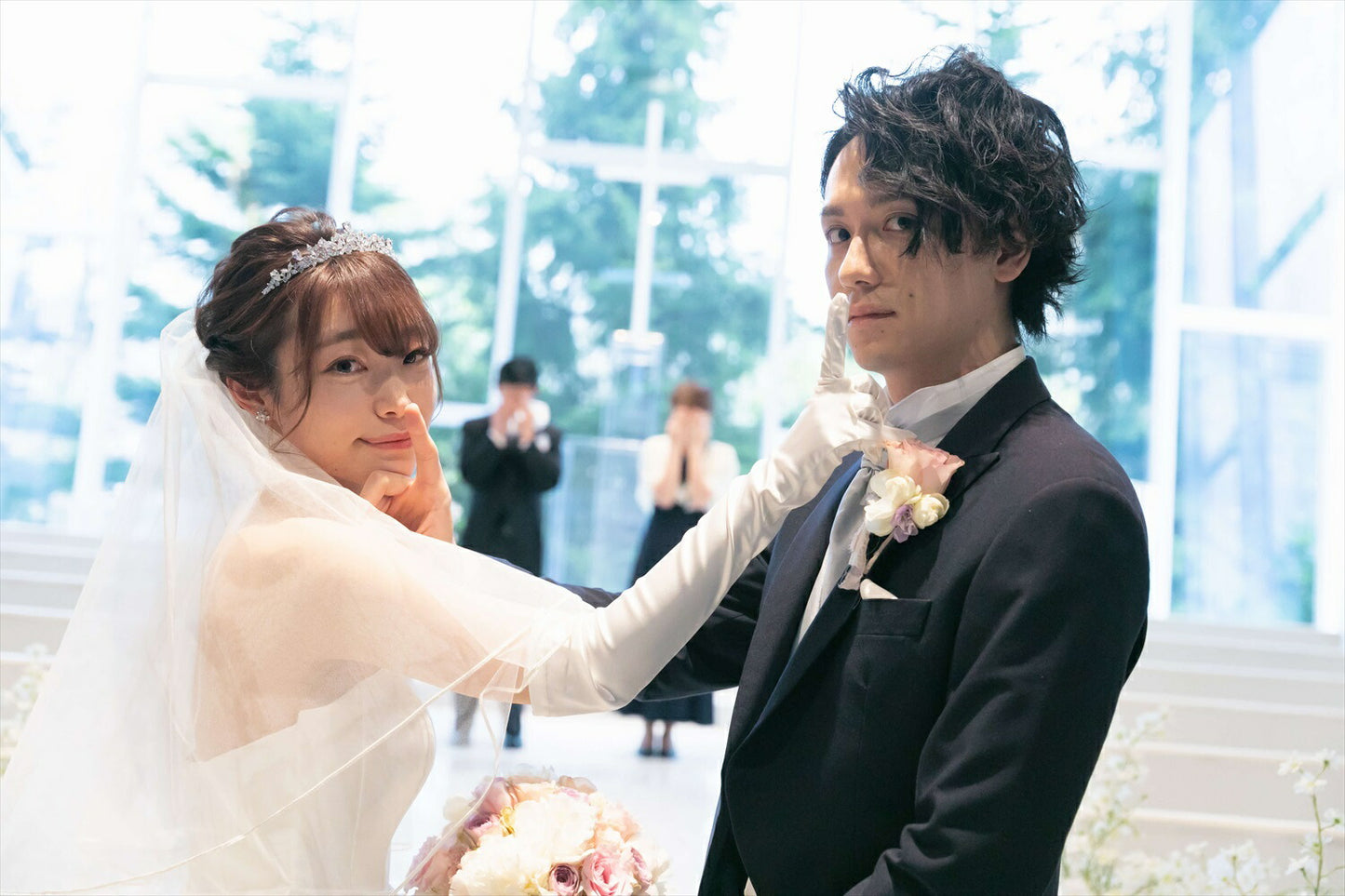 ウェディングティアラ キュービックジルコニア(BC-T12)｜ウェディングアクセサリー【結婚式　アクセサリー　ティアラ　ヘッドドレス　ヘアアクセサリー】