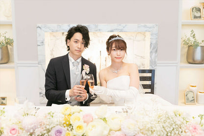 ウェディングティアラ キュービックジルコニア(BC-T12)｜ウェディングアクセサリー【結婚式　アクセサリー　ティアラ　ヘッドドレス　ヘアアクセサリー】