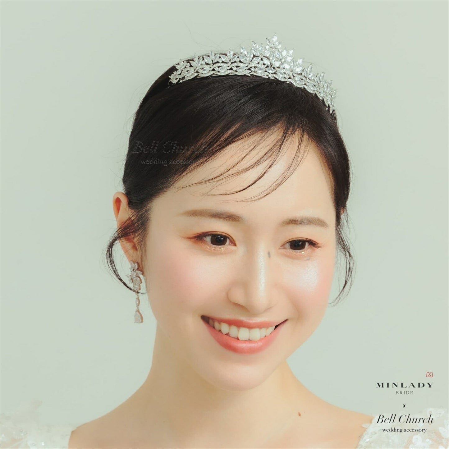 ティアラ | キュービックジルコニア | シルバー | (BC-T18)【結婚式　アクセサリー　ティアラ　ヘッドドレス　ヘアアクセサリー】