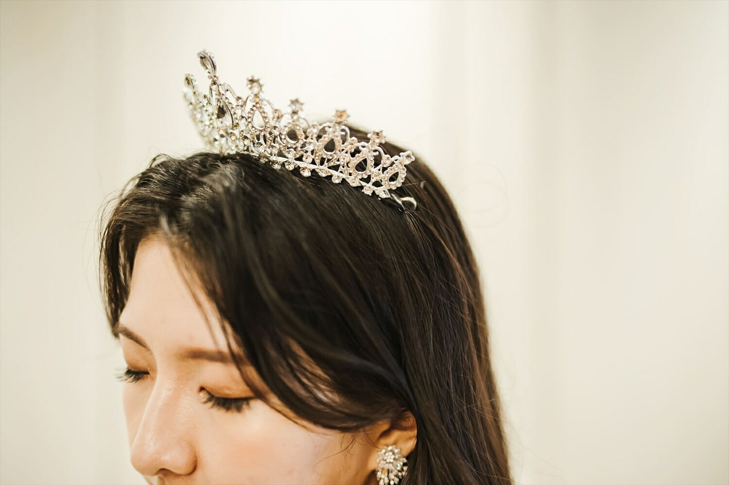 ウェディングティアラ キュービックジルコニア (BC-T3) ｜ウェディングアクセサリー【結婚式　アクセサリー　ティアラ　ヘッドドレス　ヘアアクセサリー】