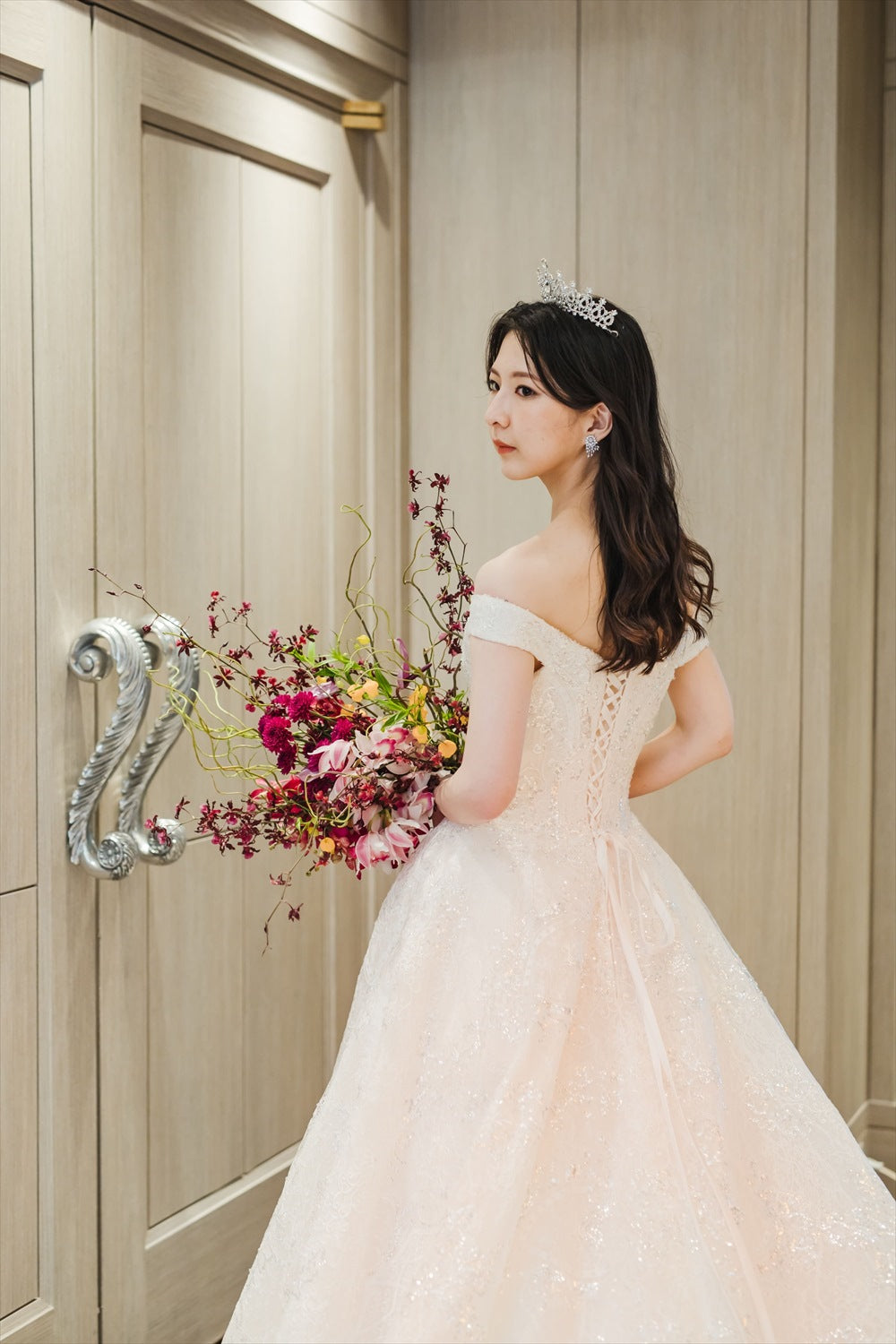 ウェディングティアラ キュービックジルコニア (BC-T3) ｜ウェディングアクセサリー【結婚式　アクセサリー　ティアラ　ヘッドドレス　ヘアアクセサリー】