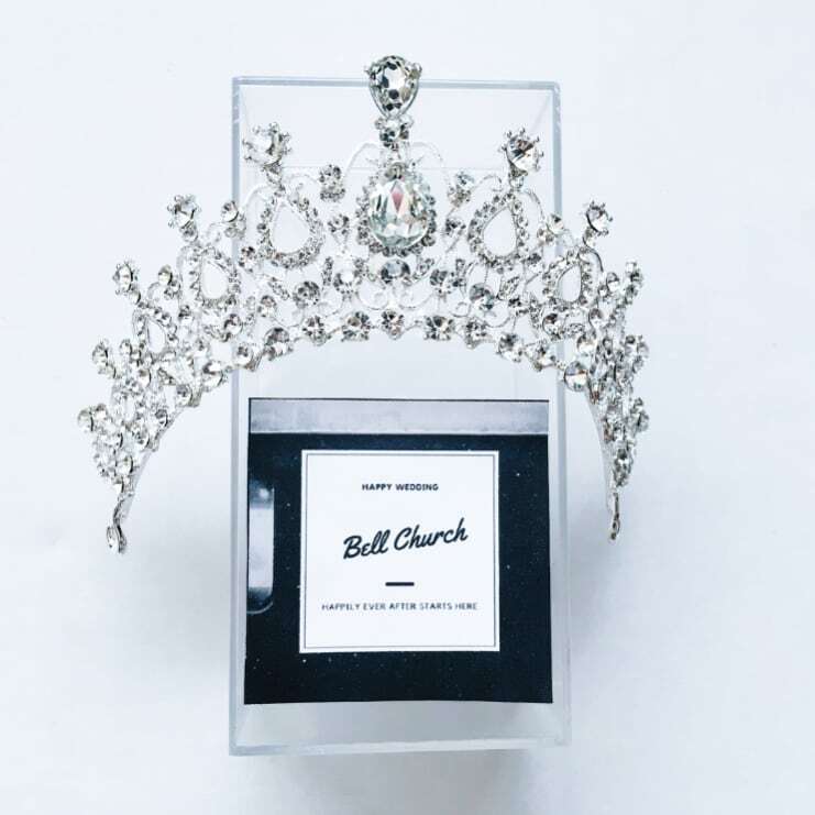 ウェディングティアラ キュービックジルコニア (BC-T3) ｜ウェディングアクセサリー【結婚式　アクセサリー　ティアラ　ヘッドドレス　ヘアアクセサリー】