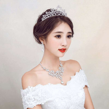 ウェディングティアラ キュービックジルコニア (BC-T5)｜ウェディングアクセサリー【結婚式　アクセサリー　ティアラ　ヘッドドレス　ヘアアクセサリー】