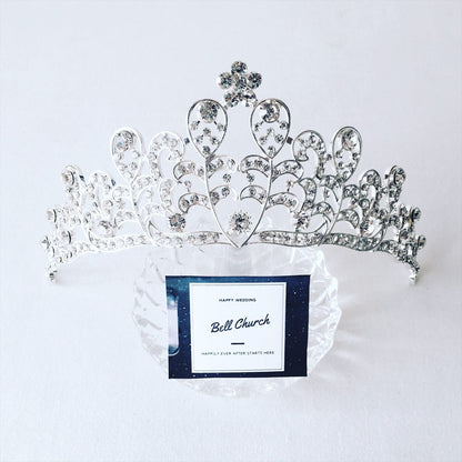 ウェディングティアラ キュービックジルコニア (BC-T5)｜ウェディングアクセサリー【結婚式　アクセサリー　ティアラ　ヘッドドレス　ヘアアクセサリー】
