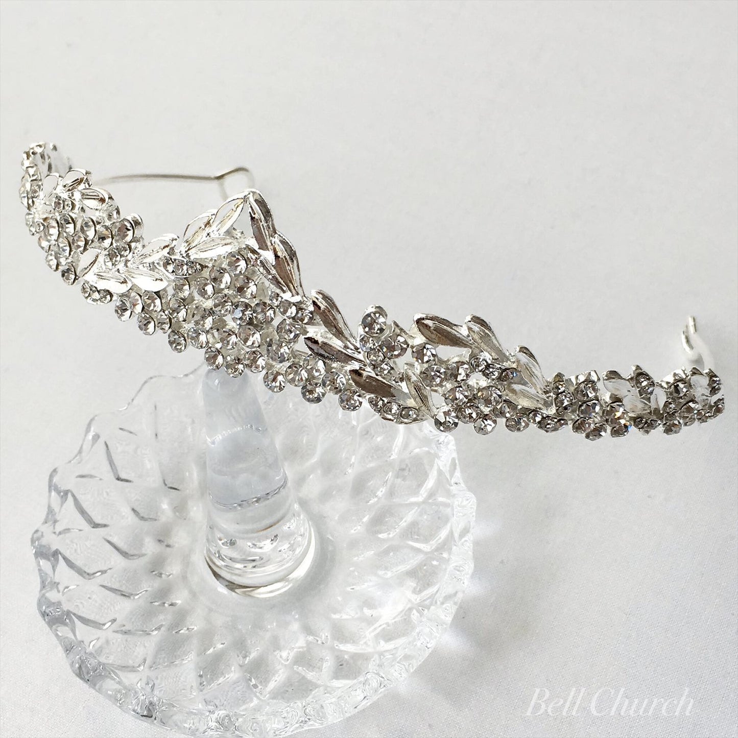 ウェディングティアラ キュービックジルコニア (BC-T7)｜ブライダルアクセサリー【結婚式　アクセサリー　ティアラ　ヘッドドレス　ヘアアクセサリー】