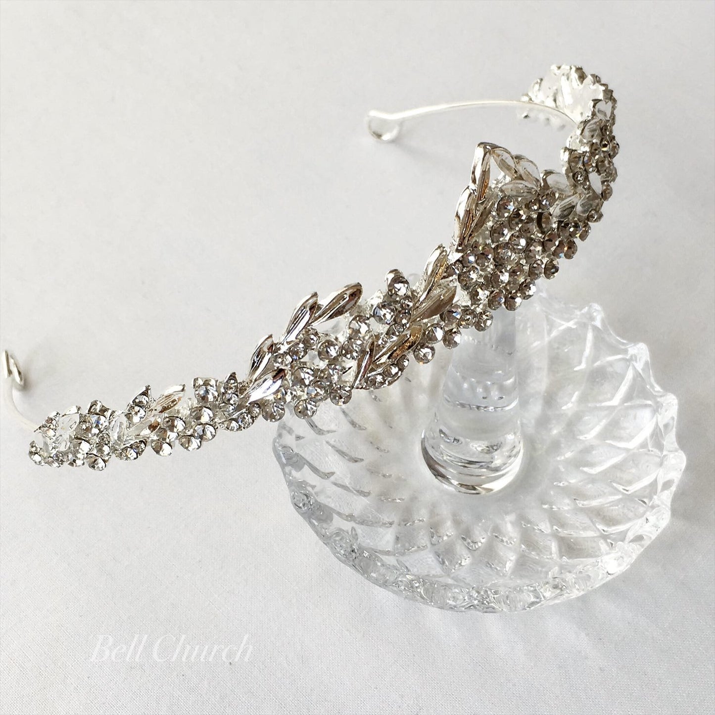 ウェディングティアラ キュービックジルコニア (BC-T7)｜ブライダルアクセサリー【結婚式　アクセサリー　ティアラ　ヘッドドレス　ヘアアクセサリー】