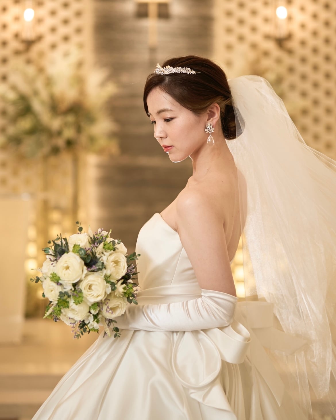 ウェディングティアラ キュービックジルコニア (BC-T7)｜ブライダルアクセサリー【結婚式　アクセサリー　ティアラ　ヘッドドレス　ヘアアクセサリー】