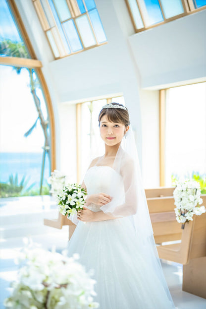 ウェディングティアラ キュービックジルコニア (BC-T7)｜ブライダルアクセサリー【結婚式　アクセサリー　ティアラ　ヘッドドレス　ヘアアクセサリー】